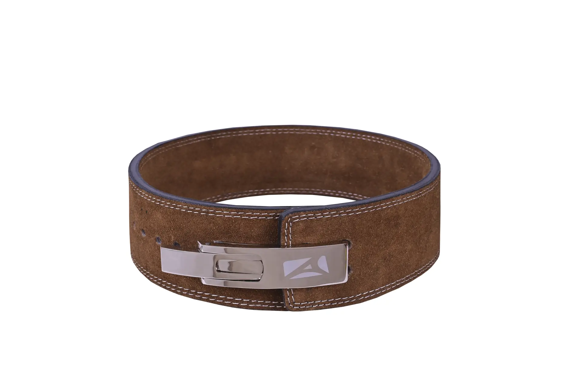 Powerlifting belt lever buckle