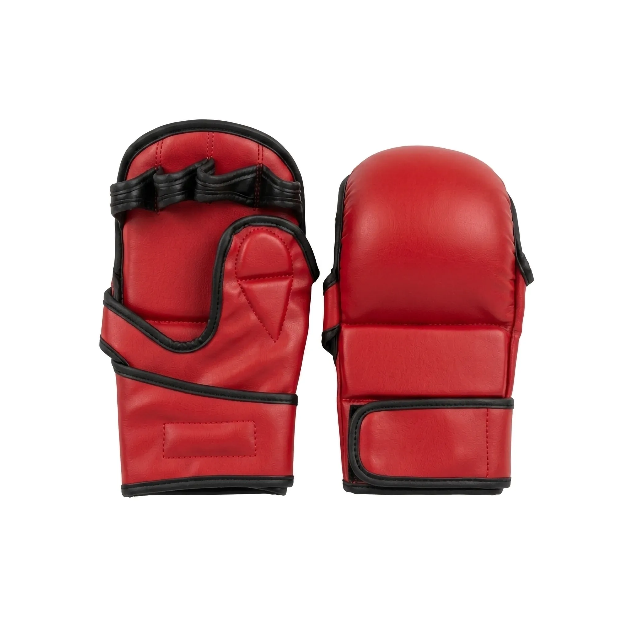 Hybrid boxing-style MMA sparring gloves manufactured in Sialkot
